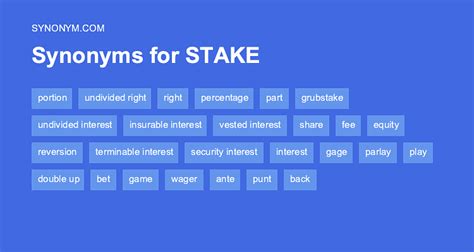 What are another words for At stake Implicated, concerned, at risk, in jeopardy. . At stake synonym